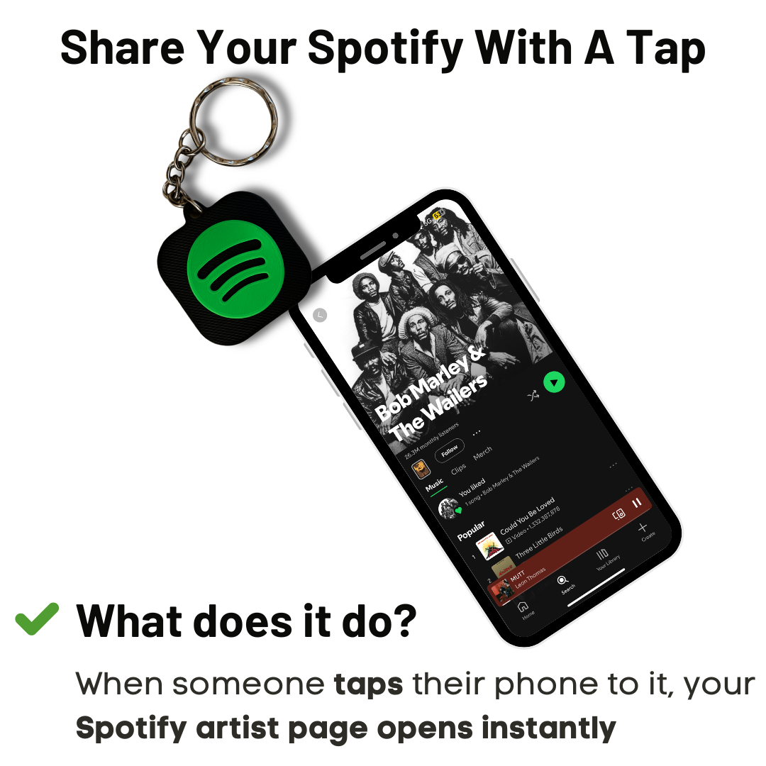 Spotify NFC Keychain