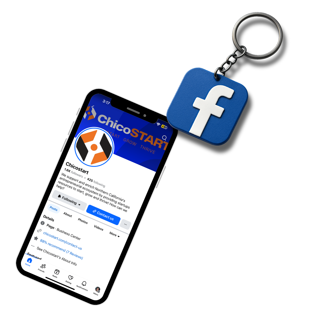 Facebook NFC Keychain