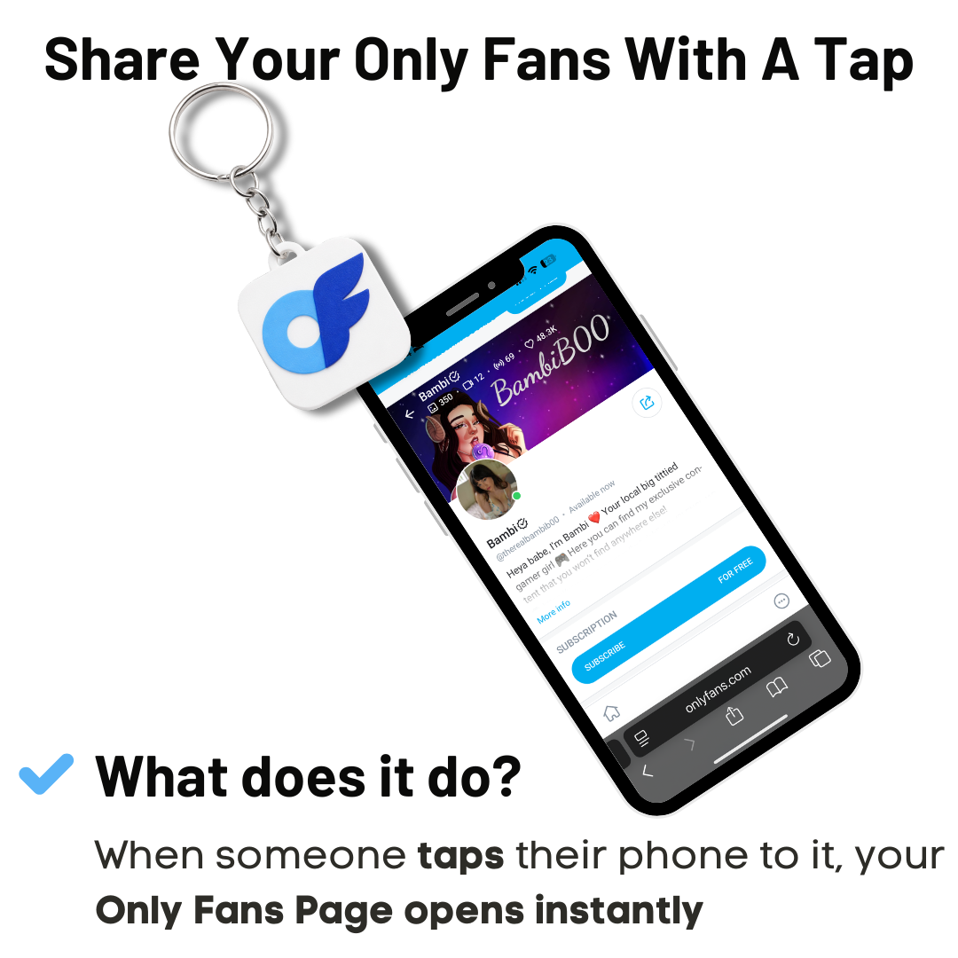 Only Fans NFC Keychain