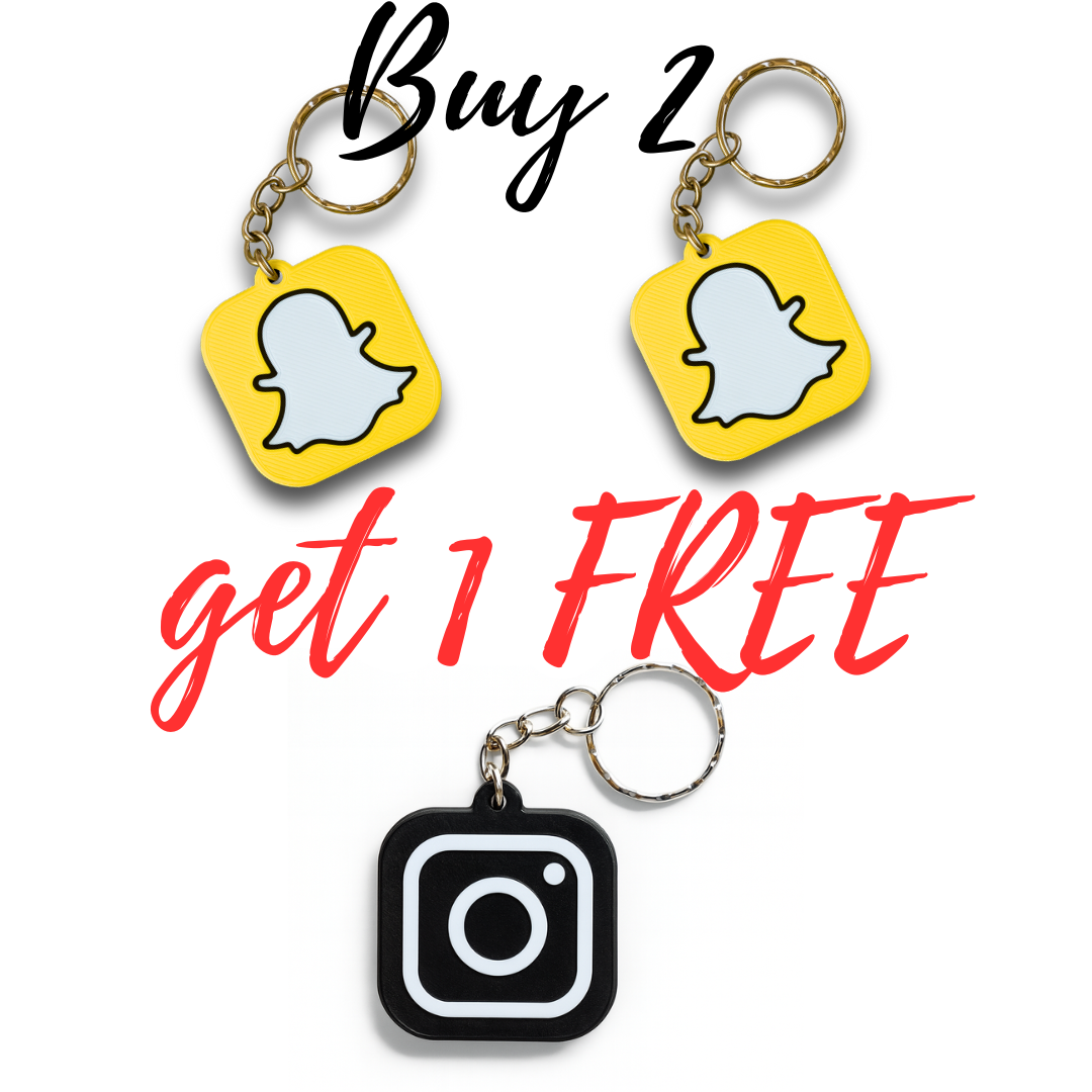 Snapchat NFC Keychain