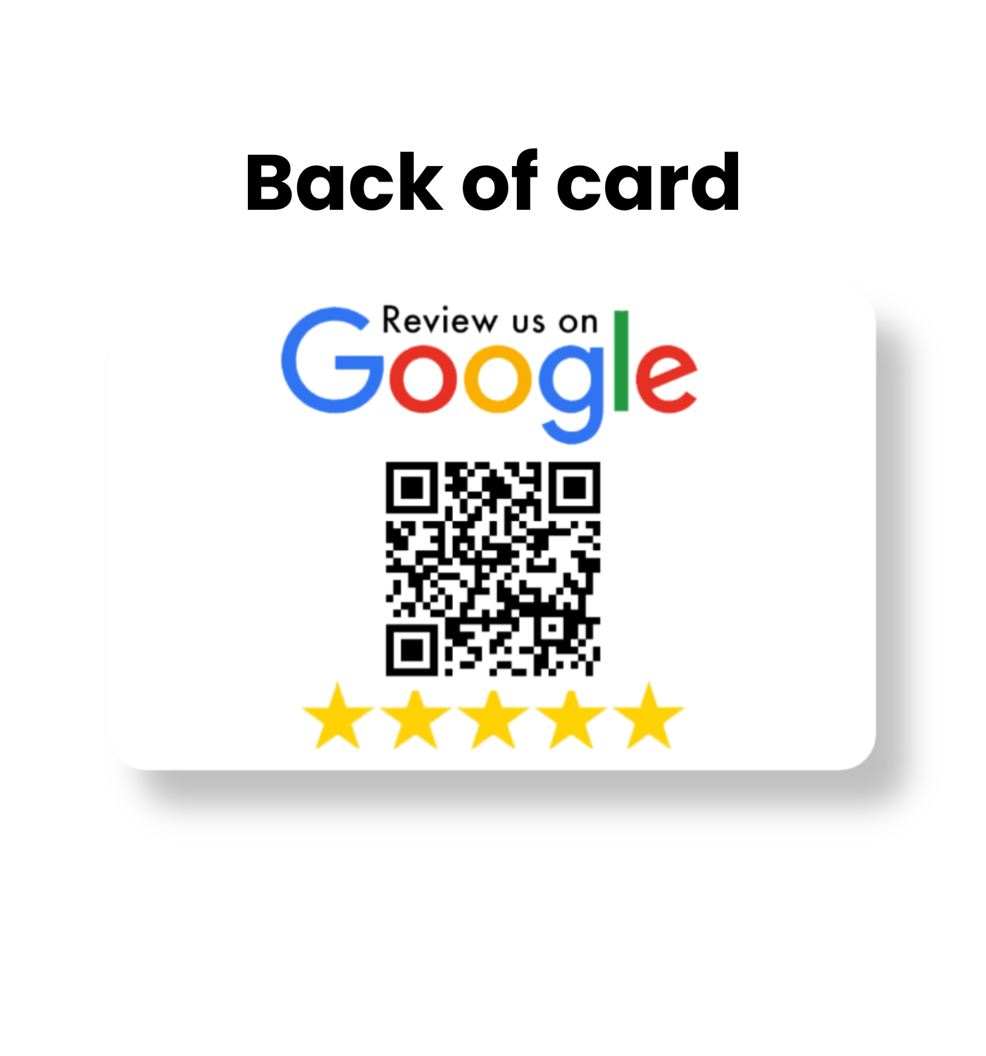 Google Review Card