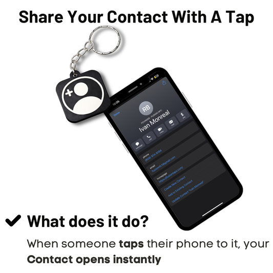 Contact NFC Keychain