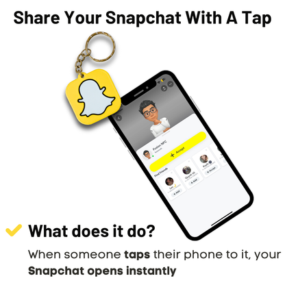 Snapchat NFC Keychain