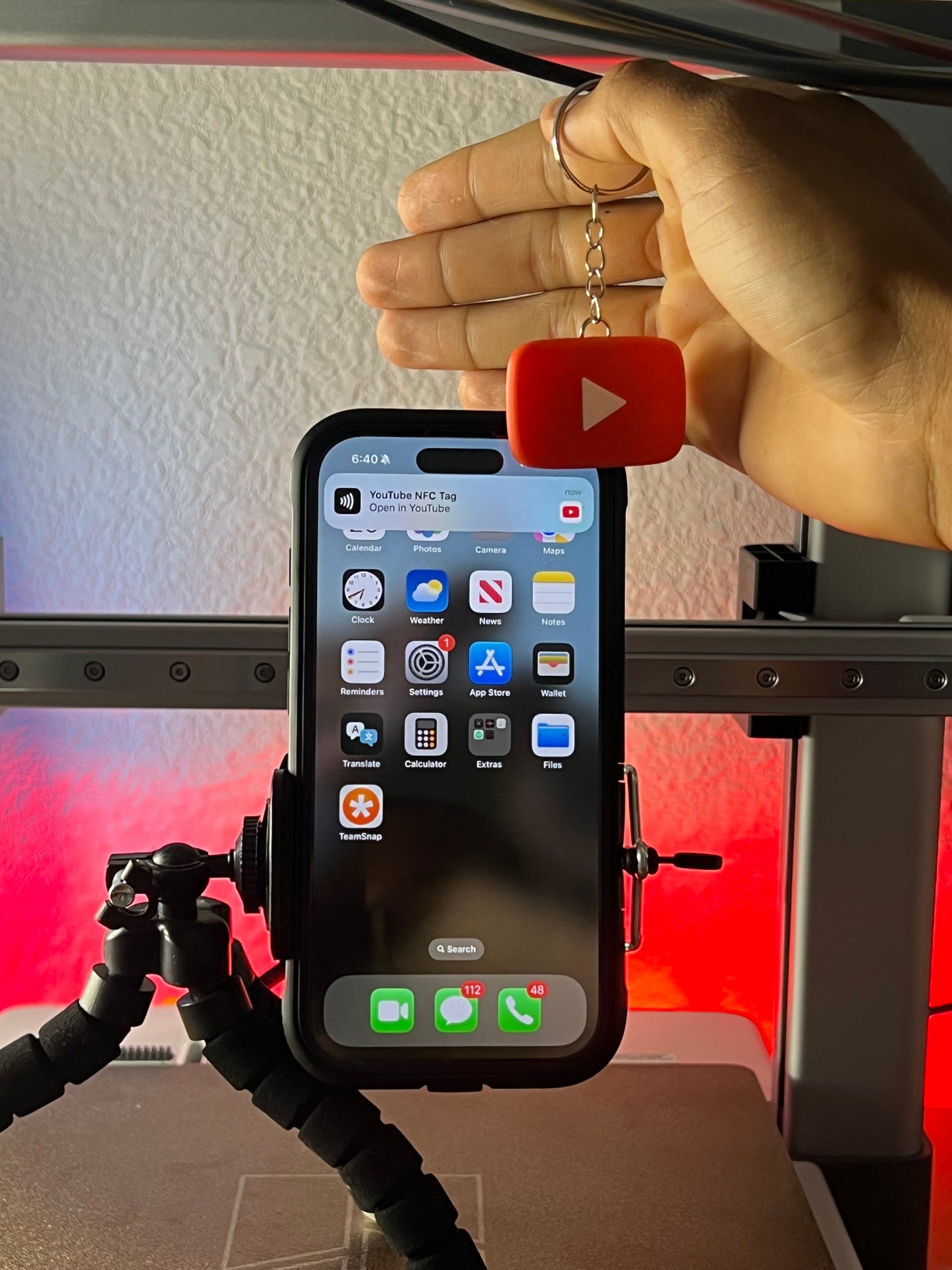 YouTube NFC Keychain