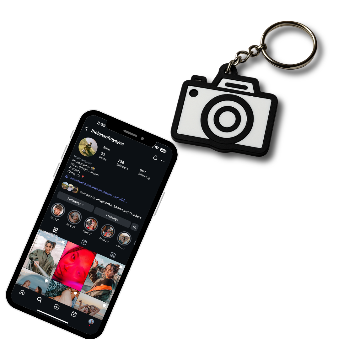 Camera NFC Keychain