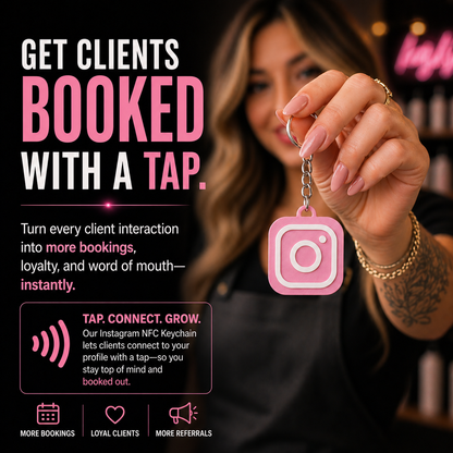 NFC Keychains For Beauty Professionals