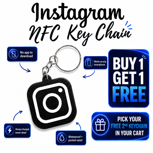 Instagram NFC Keychain