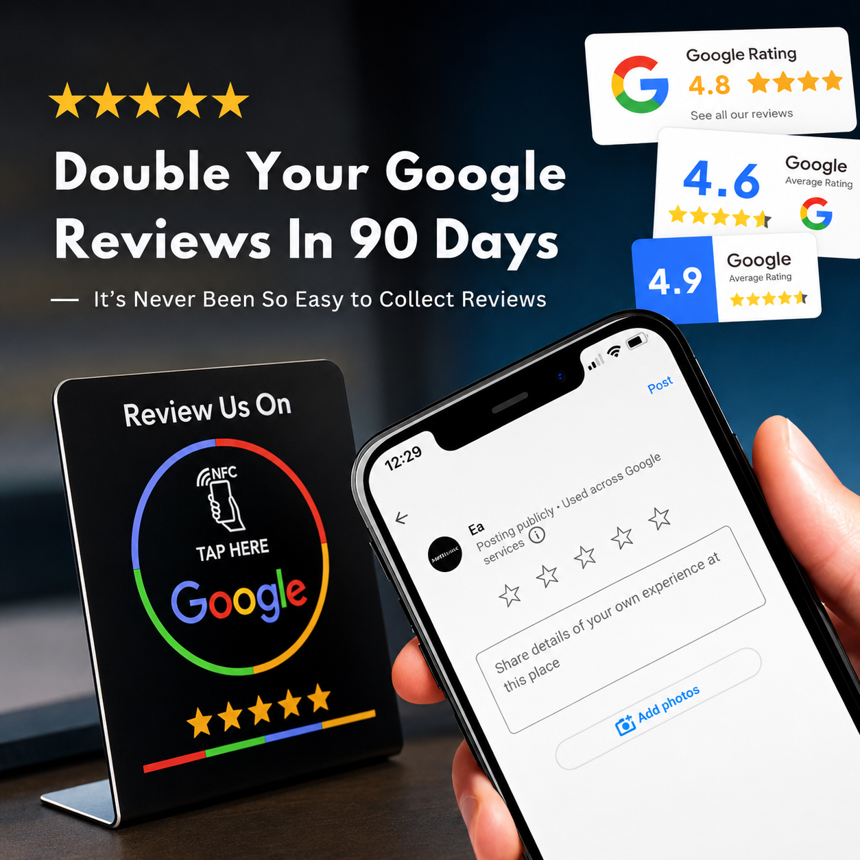 Google Review Stand