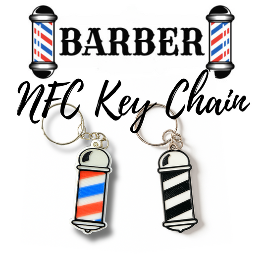 Barber NFC Keychain