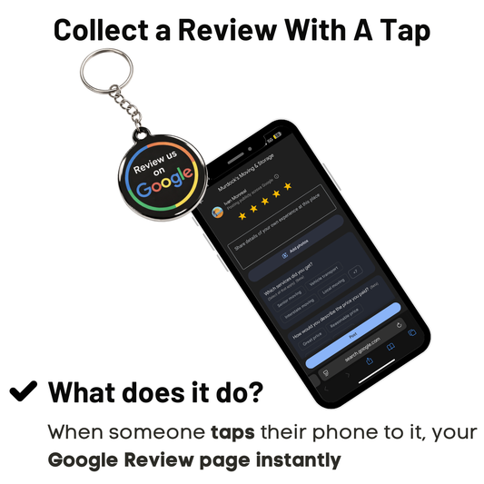 Google Review NFC Keychain