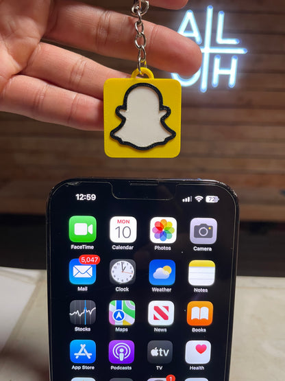 Snapchat NFC Keychain
