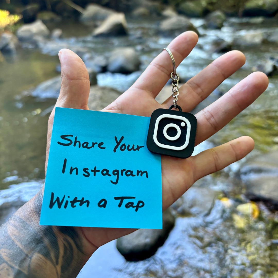 Instagram NFC Keychain