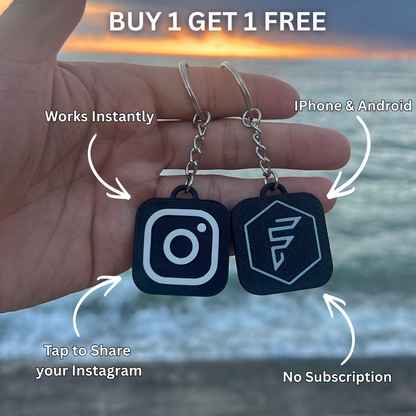 Instagram NFC Keychain