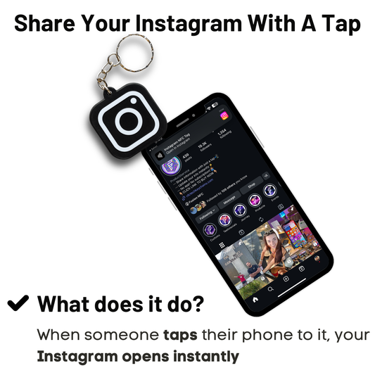Instagram NFC Keychain
