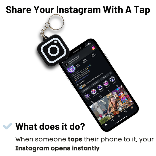 Instagram NFC Keychain